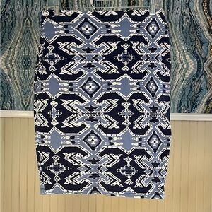 Derek Heart Pencil Skirt, Size L